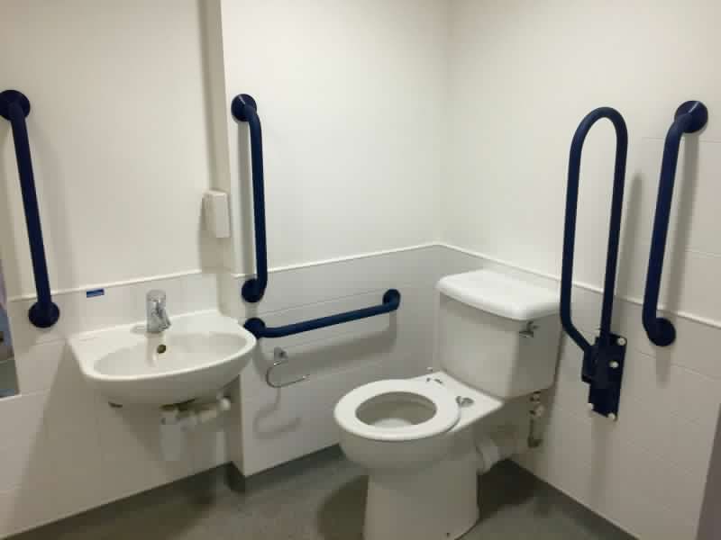 Toilet Handrail Installation