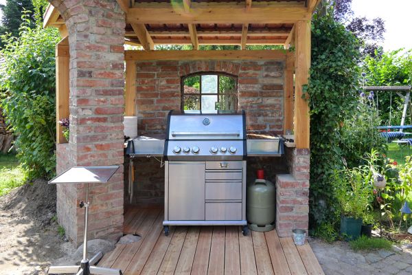 Propane Grill Assembly in Clearfield