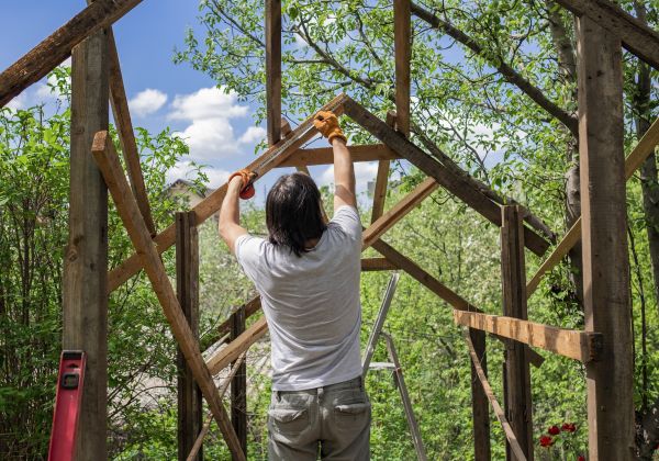 Wood Pergola Repair in Clearfield